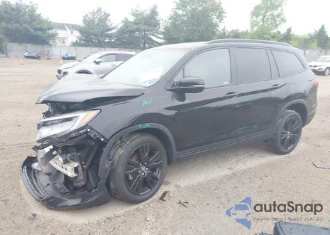 2020 Honda Pilot Awd Black Edition из США, поврежденный, VIN 5FNYF6H79LB004527